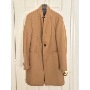 Zara Man Cognac/Camel Wool coat